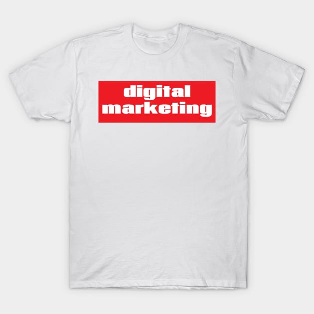 Digital Marketing T-Shirt by ProjectX23 Orange